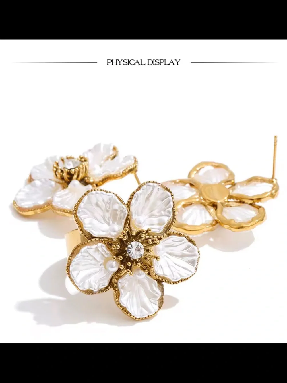 Anthropologie detail earrings